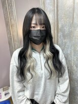 ガルボ ヘアー(garbo hair) プルエクステ 10代20代 インナーカラー ホワイトカラー エクステ