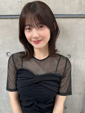 ミンクス 青山店(MINX) 【MINX】似合わせ小顔ウェーブミディアム_表参道/髪質改善