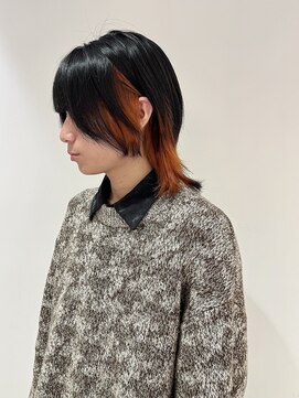 ビーハイブアヴェダ PARCO2店(BEHIVE AVEDA) 【yuuna】インナーカラーとウルフ