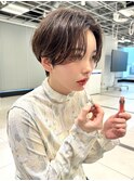 ハンサムショート ショートパーマ 大人ショート 博多ショート