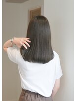 ネイヴィル 銀座(navile)&nbsp;＊赤みゼロオリーブグレージュ×髪質改善トリートメント＊