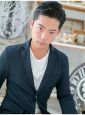 ■七三分けアップバングスパイキーショート101-5上尾30代40代