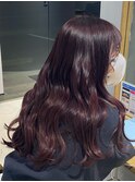 調布透明感カラー明るめカラーブラウンベージュラベンダーカラー