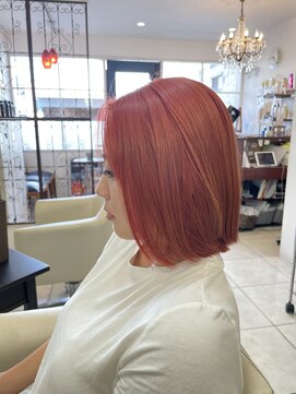 ステアー バイ ボス(Stair by boss) ピンクレッドボブ