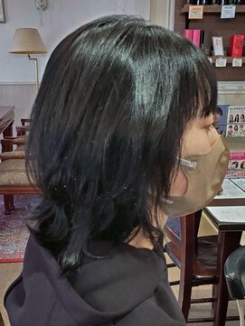 ヘアークリアー 春日部 おしゃれな大人のブルーカラー ブルーブラック