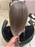 ミルクティーベージュダブルカラーインナーカラーケアブリーチ