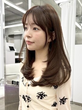 アイヴィ 表参道(IVY) レイヤーカット レイヤー オリーブグレージュ 髪質改善