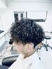 【人気No.1】デザインカット+ツイストスパイラルパーマ+TR+眉カット ￥9,000