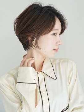 ぱつっとボブ・ショート/前髪あり/絶壁解消/３0代/４0代/大人