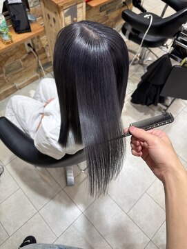 ブリーチ毛美髪矯正