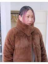 ソレイユ(Soleil)&nbsp;インナーカラー/顔まわりカラー/ピンク/ブリーチ/表参道【松本】