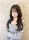 韓国風巻き髪レイヤーカット