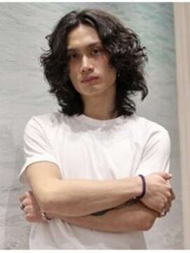 ヨシザワインク プレミアム 横浜 桜木町店(YOSHIZAWA Inc. PREMIUM) メンズ黒髪ロン毛カジュアルサーフスタイル