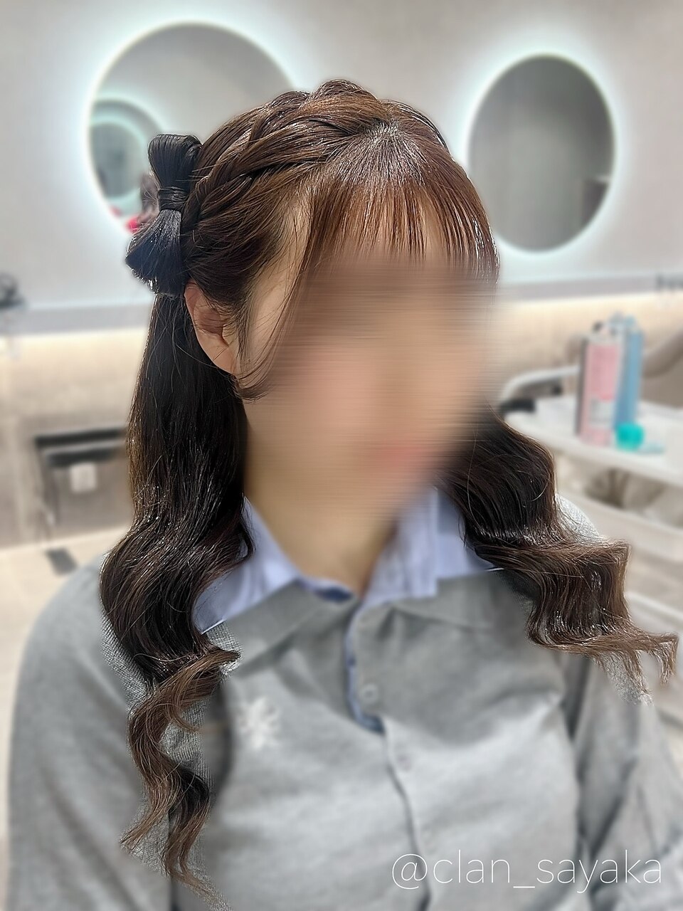 立体リボンくるみちゃんヘア/心斎橋ヘアセット：L275526042｜ヘア