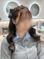 ヘアセット クラン ルシェ 心斎橋玉屋町店(hair set Clan luce)&nbsp;立体リボンくるみちゃんヘア/心斎橋ヘアセット