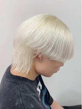シーク 八王子(CHIC) ホワイトブロンド×マッシュウルフ【八王子】
