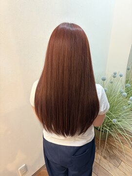 ヘアーラウンジルシェル(HAIR LOUNGE Le ciel) 透明感カラー×オレンジピンク