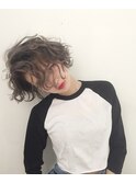 ticro大石 ウェーブグレージュ