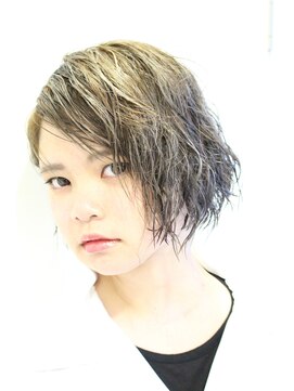 スパーク ヘアアンドフェイス(Spark HAIR&FACE) グレイパール×サファイヤハイライト！Spark[柳澤陽光]