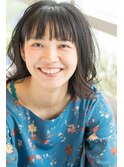 リラックス感のある、切りっぱなしボブ