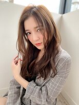 マリアバイアフロート(Maria by AFLOAT)&nbsp;アフロート添田 小顔カットロング 透明感アッシュ グレージュ