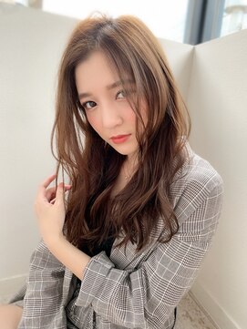 マリアバイアフロート(Maria by AFLOAT) アフロート添田 小顔カットロング 透明感アッシュ グレージュ