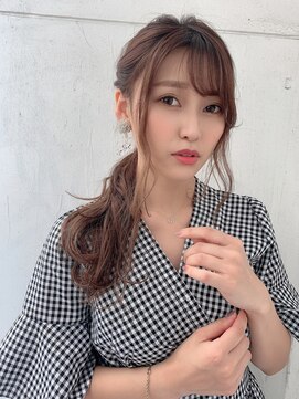 ボタニウム バイ アールサロン(BOTANIUM by RrSALON) カジュアルロングアレンジ☆ポニー風☆AMU