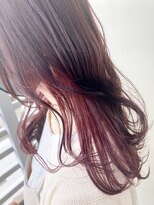 ジーナ 渋谷駅前(Zina) 【Zina渋谷】カシスオレンジカラー×シースルー前髪