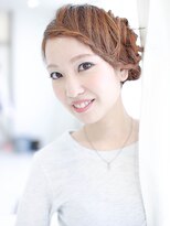 ラックスビールーチェ 沖縄那覇イオンモール店(LUXBE LUCE)&nbsp;クラシカル風編み込みアレンジ