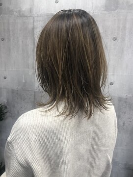 エンド(END) 小顔外ハネミディアム☆ボブルフ☆くびれミディ