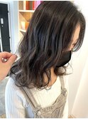 【ANNEXハザマ】暗めグレージュ×ミディアムレングス