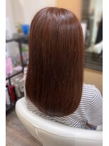 庵 ヘアー(hair)&nbsp;20代30代40代　ピンクブラウン