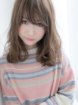 リープ 祖師ヶ谷大蔵(leap)&nbsp;愛され度高め☆ミルクティーカラー×ふわ感セミロング