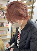 【cuzKLUB】ショートウルフ×カッパーオレンジ【池袋】