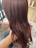 テラスヘア 新潟駅南(TERRACE hair)&nbsp;【艶カラー】夏にオススメ！コーラルピンク