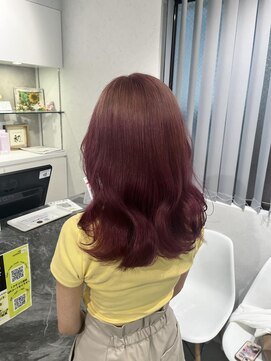 ミューバイケンジ(miu by KENJE) miu&橋本愛海　ピンクルーツカラー