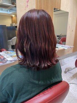 レイニシーエスエス(Rei2css) ピンクブラウンカラー|ワンカラー|高浜美容室