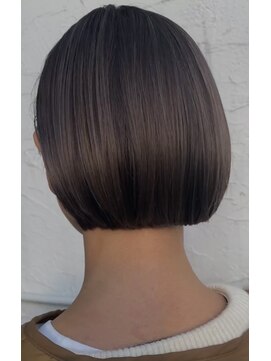 ハーティーモトヤワタ(hearty MOTOYAWATA) 大人気ぷつっとミニボブ×ハイライト×やわらかベージュ