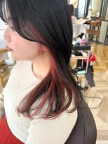 シエルバイアフロート(ciel by afloat)&nbsp;〈藤間〉インナーエクステ/ポイントカラー/ブリーチなし