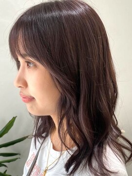 マロウイヴ(mallow eve) 《花屋併設の美容院》パープルカラー