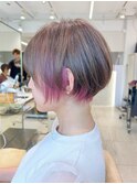 絶壁解消/大人可愛い/ひし形/小顔/30代40代◎ショートボブN