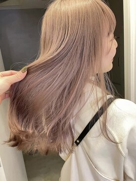 ペレ 梅田(PELE) 前髪/アンブレラカラー/こなれミディ/イメチェン/ウェーブパーマ