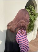 【1ブリーチ】くすみピンクベージュ