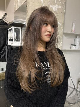ゾーイダイミョウ(ZOEY daimyo) Olive color＋layer cut