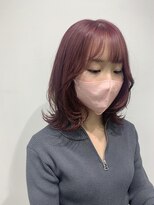 アンリ(Anli)&nbsp;《Anli＊Rina》“ピンクベージュ×ミディアムレイヤー