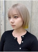 切りっぱなしボブ長めボブナチュラルボブ結べるボブ前下がりボブ