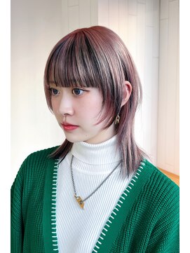 アマトウキョウ アユンチェ(AMA TOKYO×AYUNCHE) セクションデザインカラーミディアムウルフ