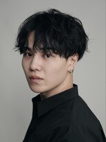 フィフス 大分(fifth)&nbsp;大分ツーブロック刈り上げ微分けセンターパートシャドウパーマ