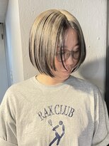 ロナ 岡崎竜美丘店(RONA)&nbsp;ハイトーン／アンブレラカラー／ホワイトベージュ/岡崎