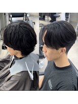 リベル(LIBER)&nbsp;曲がる縮毛矯正/メンズ縮毛矯正/センターパート/毛流れ/八王子